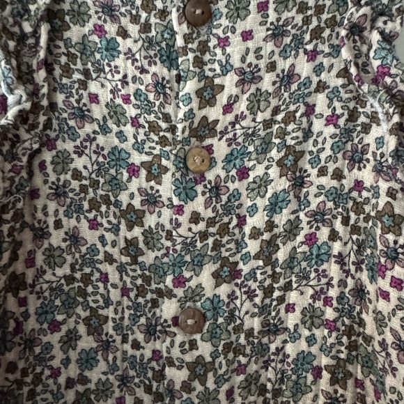 Zara Baby Floral Print Overalls Size 12-18 months in perfect condition - Picture 4 of 6